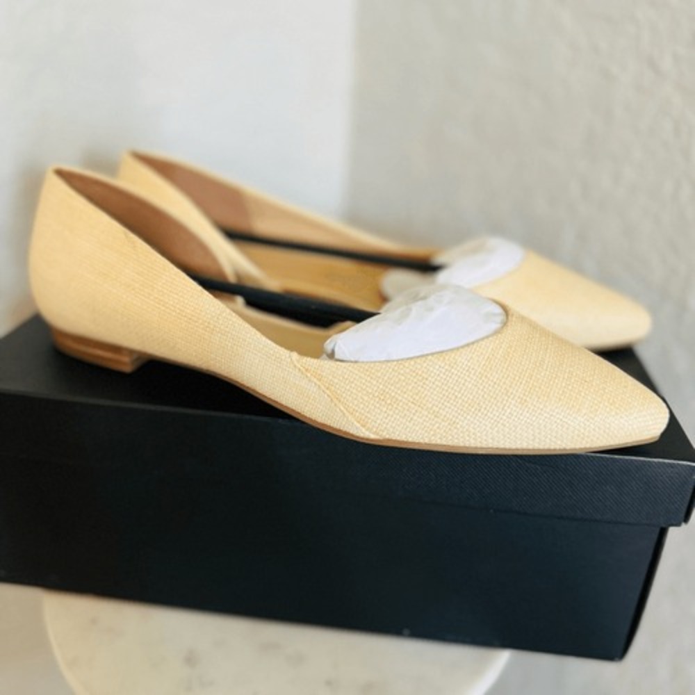 Marc Fisher LTD Women's Sunny Ballet Flat, Slip On, Chic Light Natural, 8.5, NWT - Picture 5 of 16